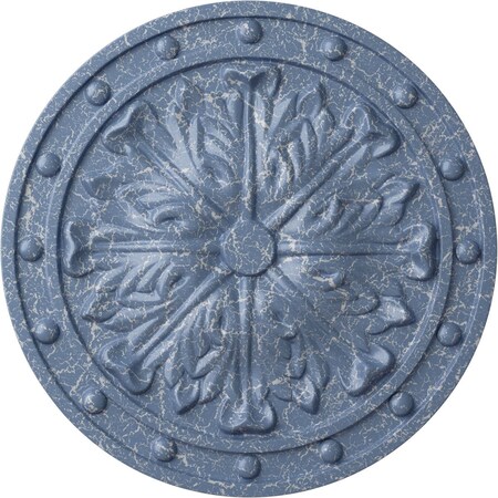 Ekena Millwork Foster Acanthus Leaf Medallion (Canopies up to 2 1/4"), 20 1/2"OD x 1 1/2"P, Americana Crackle CM20FOAMC